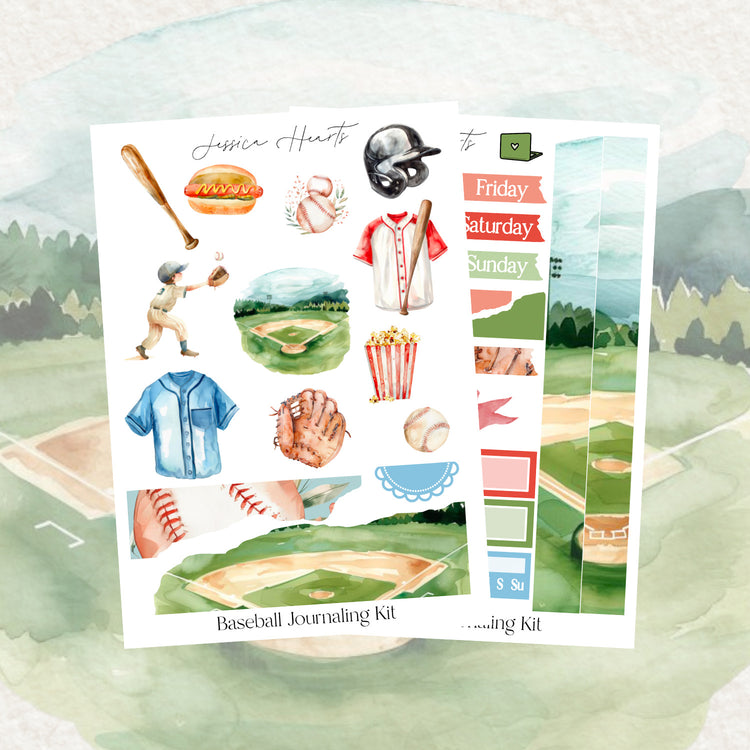 Baseball Journaling Kit
