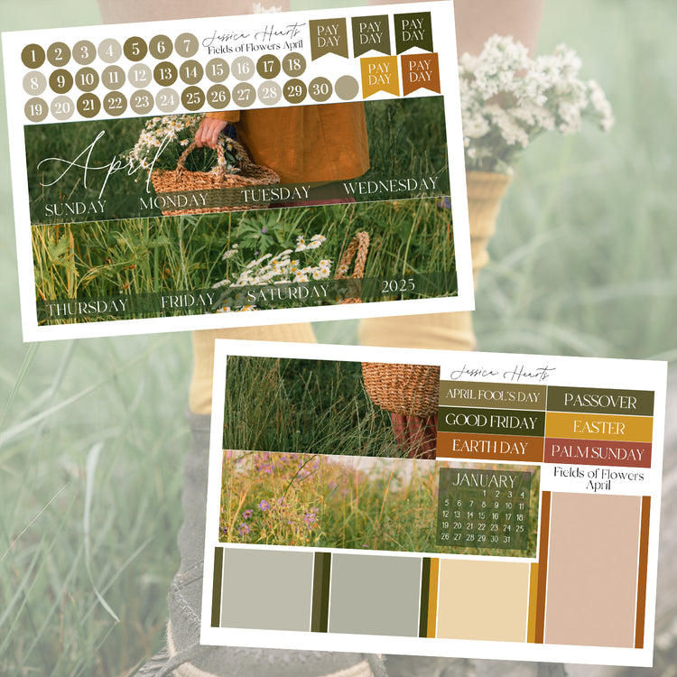 Field of Flowers April 2025 Monthly Kit