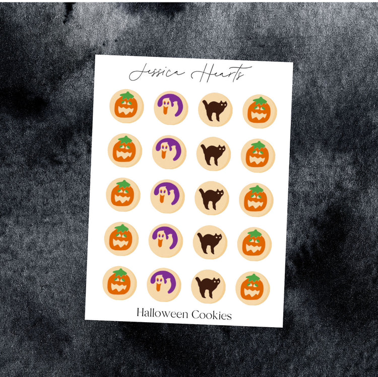 Halloween Cookie Mini Sheet