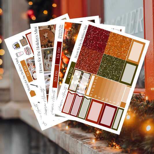 Home for the Holidays MINI Sticker Kit