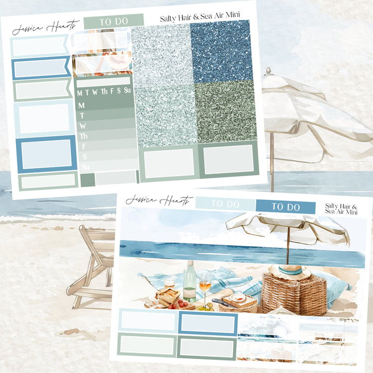 Salty Hair & Sea Air MINI Sticker Kit