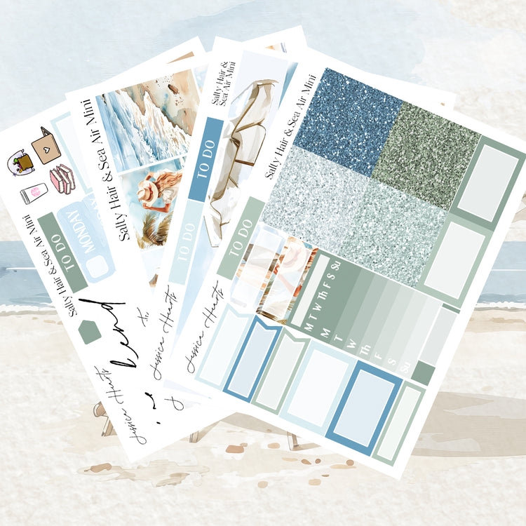 Salty Hair & Sea Air MINI Sticker Kit