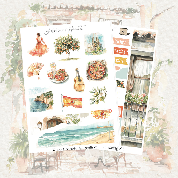 Spanish Sights Journaling Kit