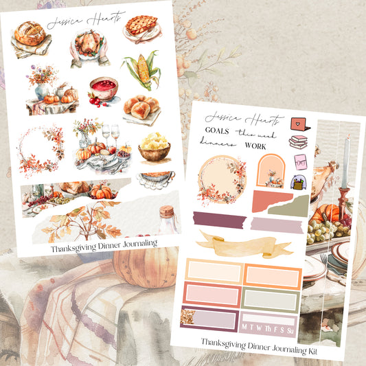 Thanksgiving Dinner Journaling Kit (new format)