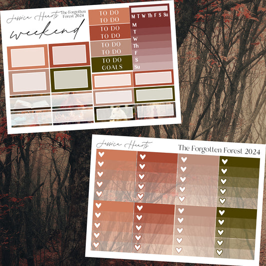 The Forgotten Forest 2024 Weekly Sticker Kit