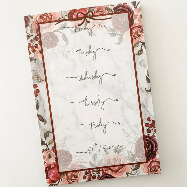 Fall Box Compact Notepad